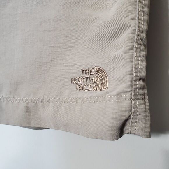 The North Face Axez Shorts Men’s Size 30 Zip Fly Multipocket Hiking Taupe Brown - Picture 4 of 12